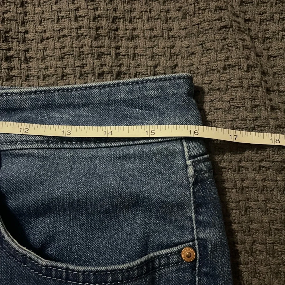 Martha Stewart Skinny Jeans with Peacock Embroidery Size 12 - Picture 9 of 12